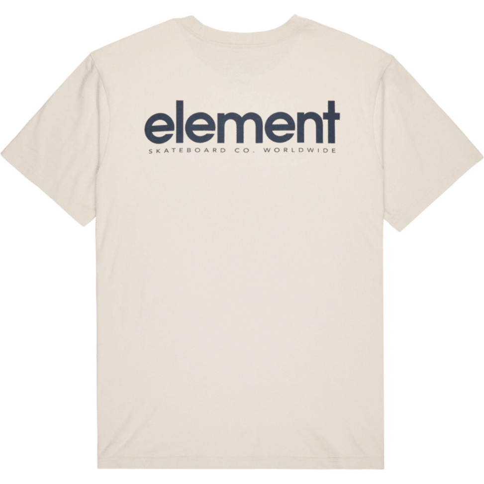 2026 Element Mens Lowcase BP T-Shirt ELYZT00594 - Oat Milk
